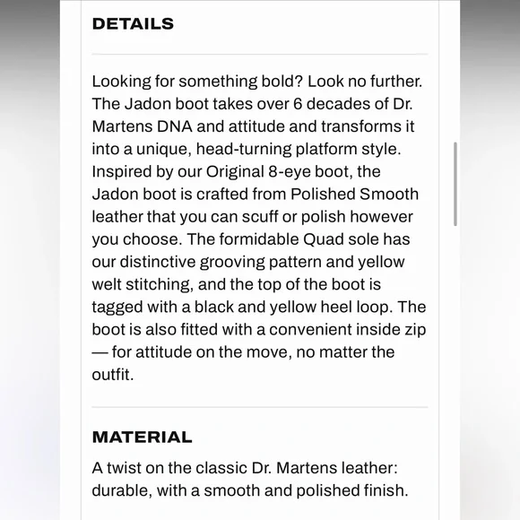 Dr Martens Black Jadon Platform Boots - Picture 9 of 9